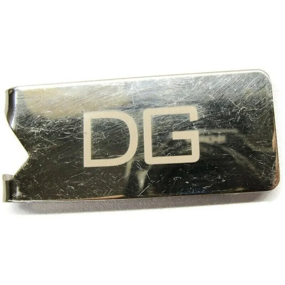 Bottle Opener Stainless Steel Money Clip Cash ID Holder Monogrammed 